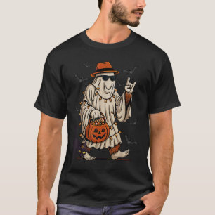 Funny Bigfoot Ghost Halloween Costume Sasquatch Bo T-Shirt