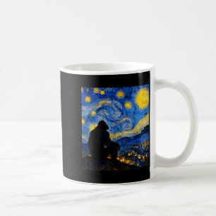 Funny Bigfoot Graphic Van Gogh Style Sasquatch Sta Coffee Mug