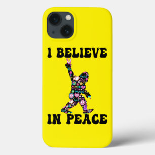 Funny Bigfoot I Believe In Peace    iPhone 13 Case