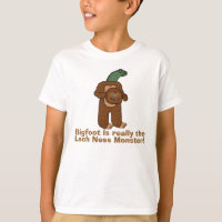 Funny Bigfoot Loch Ness Monster