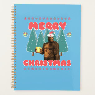 Funny Bigfoot - Merry Christmas Planner