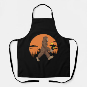 Funny Bigfoot Pickleball 6 Apron
