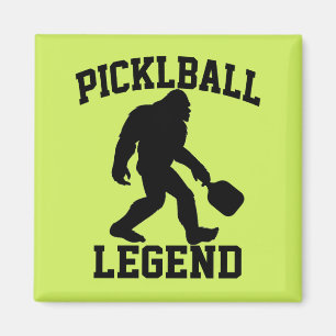 Funny Bigfoot Pickleball Legend Magnet