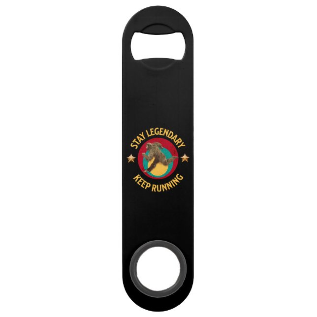 Funny Bigfoot Running Motivation (Front)