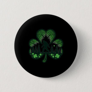 Funny Bigfoot Saint Paddys St Patricks Day Cool Bi 6 Cm Round Badge