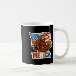 Funny bigfoot sasquatch america rock 4th of julyFu Coffee Mug