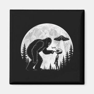 Funny Bigfoot Sasquatch Boop Nose Alien Ufo Humour Magnet