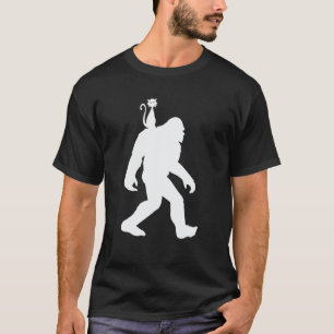 Funny Bigfoot Sasquatch Cat Men Womens T-Shirt