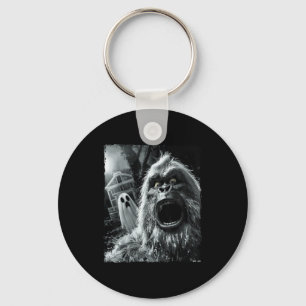 Funny Bigfoot Sasquatch Halloween  Key Ring