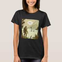 Funny Bigfoot Sasquatch Loch Ness Monster Introver