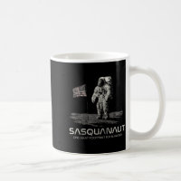Funny Bigfoot Sasquatch Space Sasquanaut