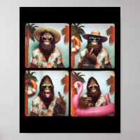 Funny Bigfoot Summer Vacation Photobooth Funny Sas