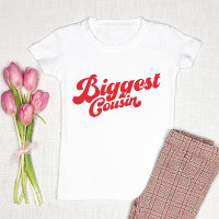 Funny Biggest Cousin | Red Matching Family