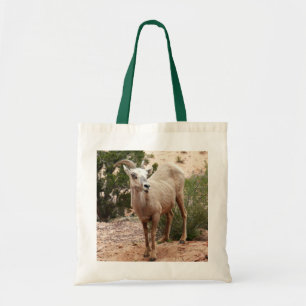 Funny Bighorn Sheep at Zion National Park Tote Bag