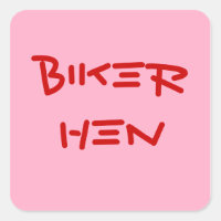 FUNNY BIKER CHICK STICKERS