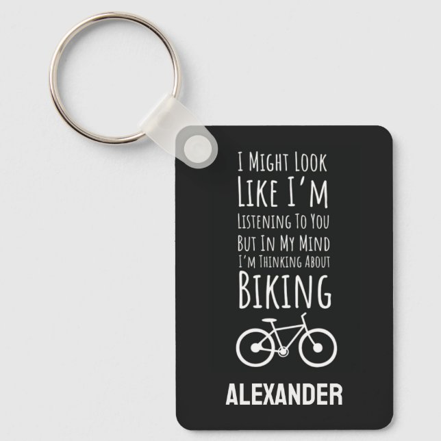 Funny Biker Key Ring (Front)
