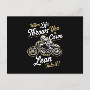 Funny Biker Quotes Sarcastic Motorcycle Rider Gift Postcard
