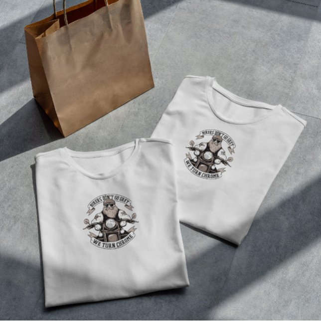 Funny Biker Text T-Shirt (Creator Uploaded)