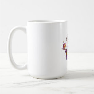 Funny Biking Grandma Birthday Party Art Coffee Mug