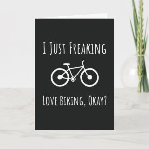 Funny Biking Lover Cards Cyclist Cycling Bicycle