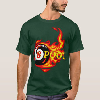 Funny Billiard 8 Ball Pool Billiard Player T-Shirt