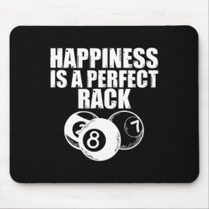 Funny Billiard Pool Game Night Happiness Is A Perf Mouse Pad
