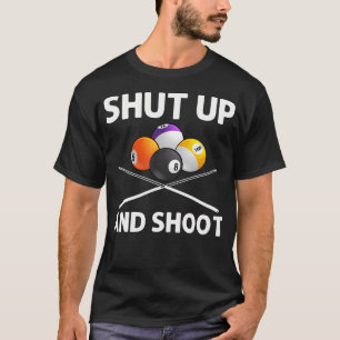 Funny Billiards Art For Men Women Billiard Lover P T-Shirt