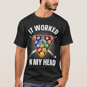 Funny Billiards Design For Men Women Pool Player P T-Shirt