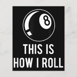 Funny Billiards Design For Pool Players Retro 8 Ba