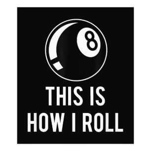 Funny Billiards Design For Pool Players Retro 8 Ba Photo Print