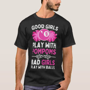 Funny Billiards For Women Girls 8 Ll Billiard Pool T-Shirt
