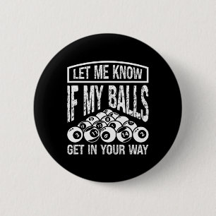 Funny Billiards Player Snooker Billiard Pool Playe 6 Cm Round Badge