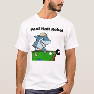 Funny Billiards Pool Hall Rebel T-Shirt