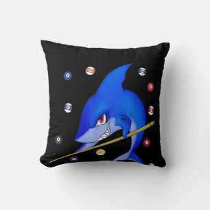 Funny Billiards Pool Shark Male Cushion