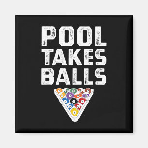 Funny Billiards Pool Take Playing Cue Sports Magnet