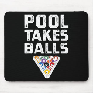Funny Billiards Pool Take Playing Cue Sports Mouse Pad