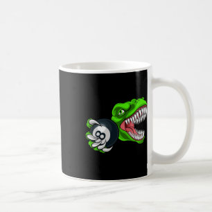 Funny Billiards T-rex Art Billiards Playing Pool P Coffee Mug