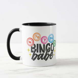 Funny Bingo babe word art  Mug
