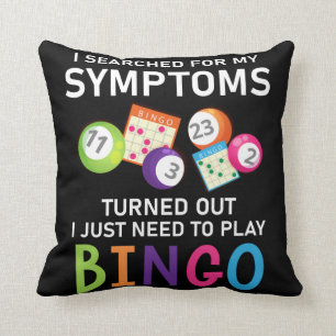 Funny Bingo Ball Bingo Gamer Cushion