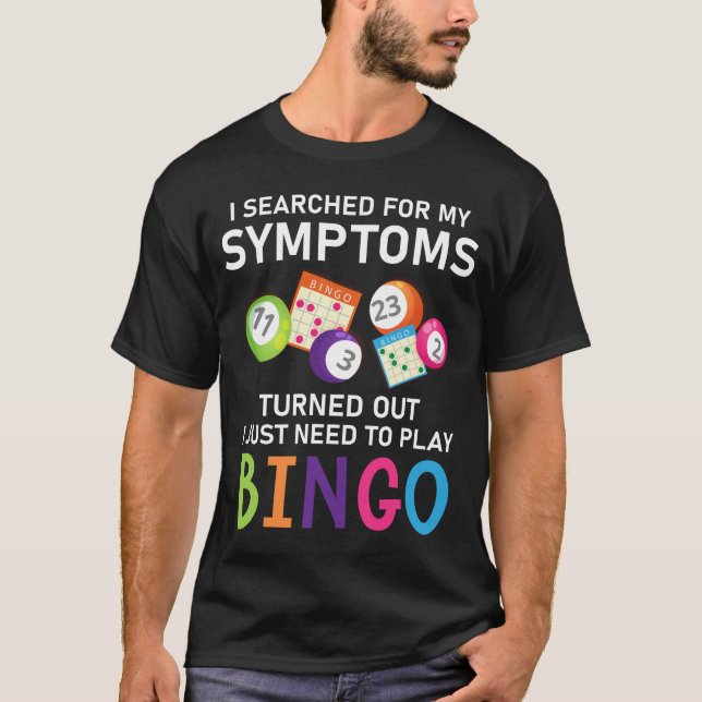 Funny Bingo Ball Bingo Gamer T-Shirt (Front)