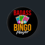 Funny Bingo Balls Sarcastic Bingo Player 6 Cm Round Badge<br><div class="desc">Funny Bingo Balls Sarcastic Bingo Player</div>