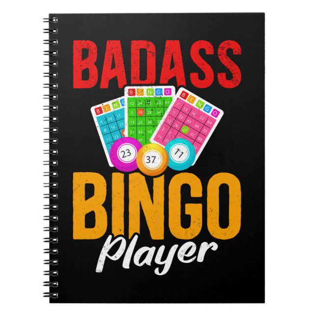 Funny Bingo Balls Sarcastic Bingo Player Notebook (Front)