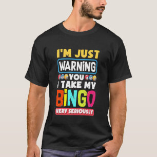 Funny Bingo Lottery Game Night Apparel Favourite G T-Shirt
