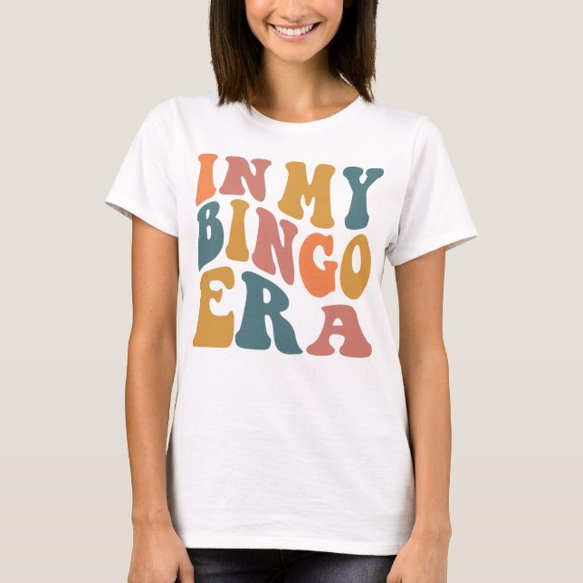 Funny Bingo Lover Design – Bingo Player Gift T-Shirt (Front)