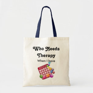 Funny Bingo Lovers Bingo Players Tote Bag