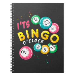 Funny Bingo Player Gambler Humour Notebook