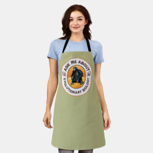 Funny Biology Teacher Evolution Humour Gift Apron