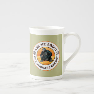 Funny Biology Teacher Evolution Humour Gift Bone China Mug