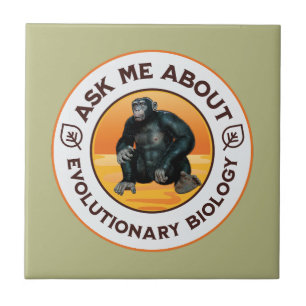 Funny Biology Teacher Evolution Humour Gift Ceramic Tile