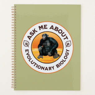 Funny Biology Teacher Evolution Humour Gift Planner
